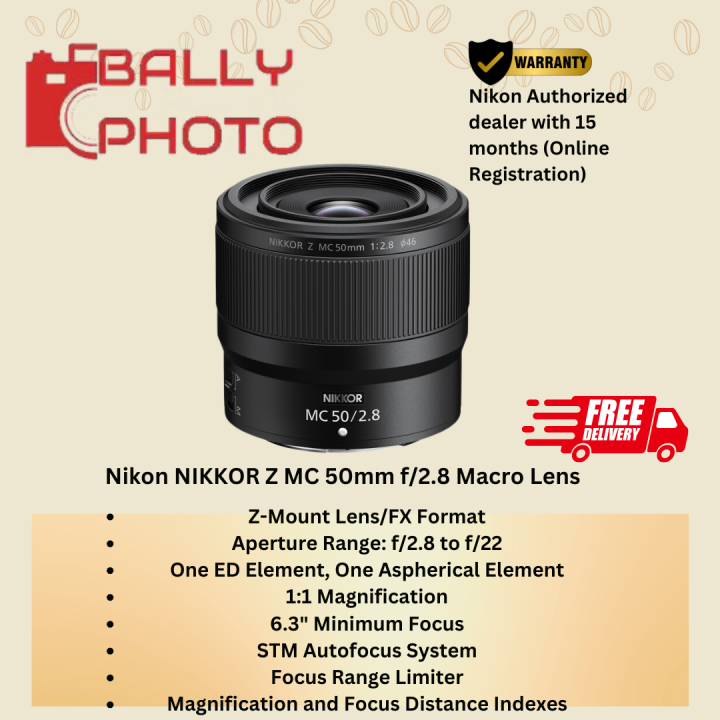 Nikon NIKKOR Z MC 50mm f/2.8 Macro Lens