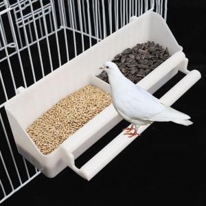 SWEET ELVES Small Animals Rabbit Food Dish Plastic Parrot Cage Cup Bird Feeder Feeding Bowl Water Drinker