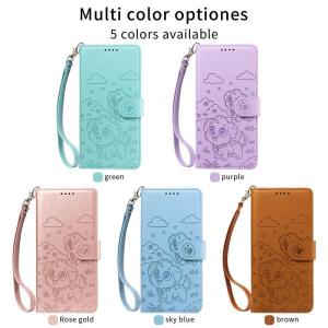 Luxury Flip Leather Casing For Sony Xperia 10 VII 1 VII 2025 5 V 2023 10 VI 2024 10 V Cute Dog Cartoon Wallet Lanyard Stand Cover Case