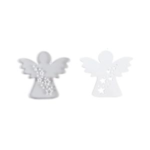Silicone Mould Epoxy Resin Tool Angel with Heart Star Casting Molds Plasters Molds Craft Supply