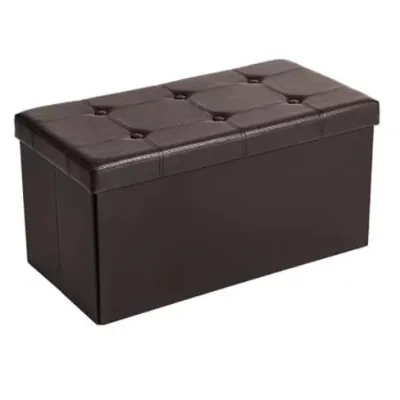 DREAM Foldable sofa storage stool leather box good quality rectangle chair 76X38X38 very useful space saver elegant