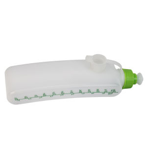 Bình nước chạy bộ 300ml thân bình uốn cong không bị rung lắc khi để trong đai chạy bộ