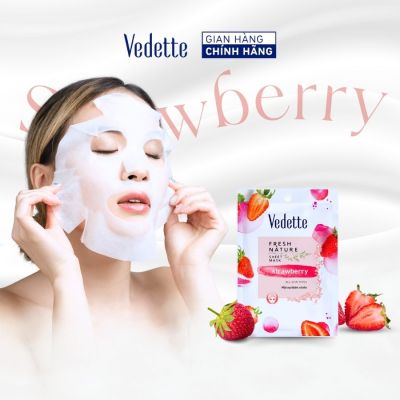 Mặt nạ thiên nhiên Vedette Dâu Tây 22ml (TPM038)