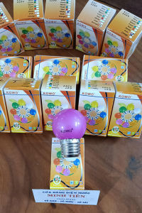 Bóng LED chanh Bóng trái chanh Bóng trang trí 1W gồm 8 màu lựa chọn vàng trắng xanh lá xanh dương cam tím hồng đỏ chính hãng KOWO.