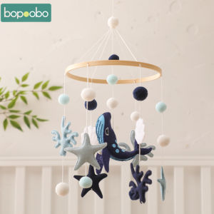 Baby Rattles Toys 0-12 Months Musical Newborn Cute Whale Animal Crib Bed Bell Mobile Toddler Rattles Carousel For Cots Kids Gift2026