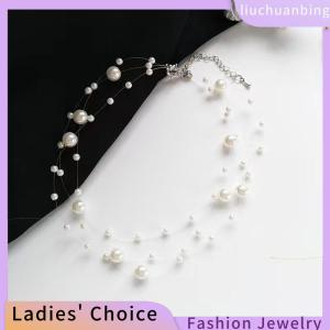 [COD] liuchuanbing Jewellery French Style Light Luxury Elegant Niche Design Multi-layer Pendant Necklace Fashion Women Sweet Jewelry Accessories Gift