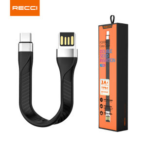 Recci  Short Data Cable 15cm Portable Fast Charging For iPhone Lightning Type c Micro Usb