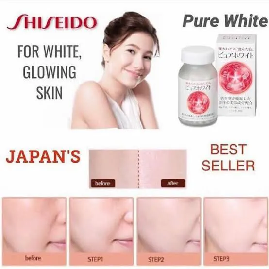 Shiseido Purewhite 240 tablets glutathione and niacinamide fine