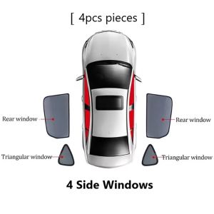 Honda Stream RN5-6 2007-2026 ADV Magnetic Sunshade [6PCS]