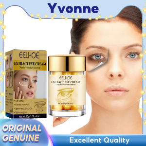 EELHOE Eye Cream Dark Circles Removal Gold Eye Cream Fade Fine Lines Eye Bags Anti Wrinkle Lifting Firming Serum Eye Cream Moisturizing Anti Puffiness Anti Wrinkle Remove Dark Circle Anti-Aging Eye Care