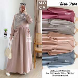 GAMIS DRESS NIRA LD 100 BY  MOCA"