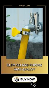 KLEM SELANG 1 5/8 3/4 INCH + BUKAAN KUPING KENMASTER TNP OBENG PENGENCANG IKAT SELANG SERBAGUNA KUAT