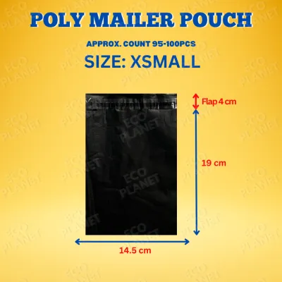 100pc Gray Black Courier Shipping Pouch Polymailer Pouch Self Adhesive Mailer Pouch Plastic Packaging
