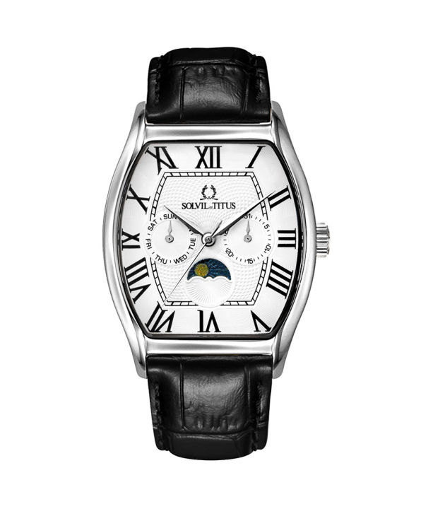 Solvil et Titus Barista Multi-Function Quartz Men's in Silver White