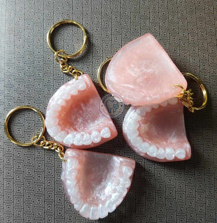 Customized Resin Denture Keychains for Dental accessories Lazada PH