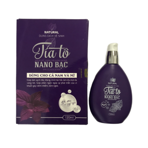 Dung Dịch Vệ Sinh Tía Tô Nano Bạc Sachimy 120ml - tặng kèm 1 lọ nước hoa vùng kín