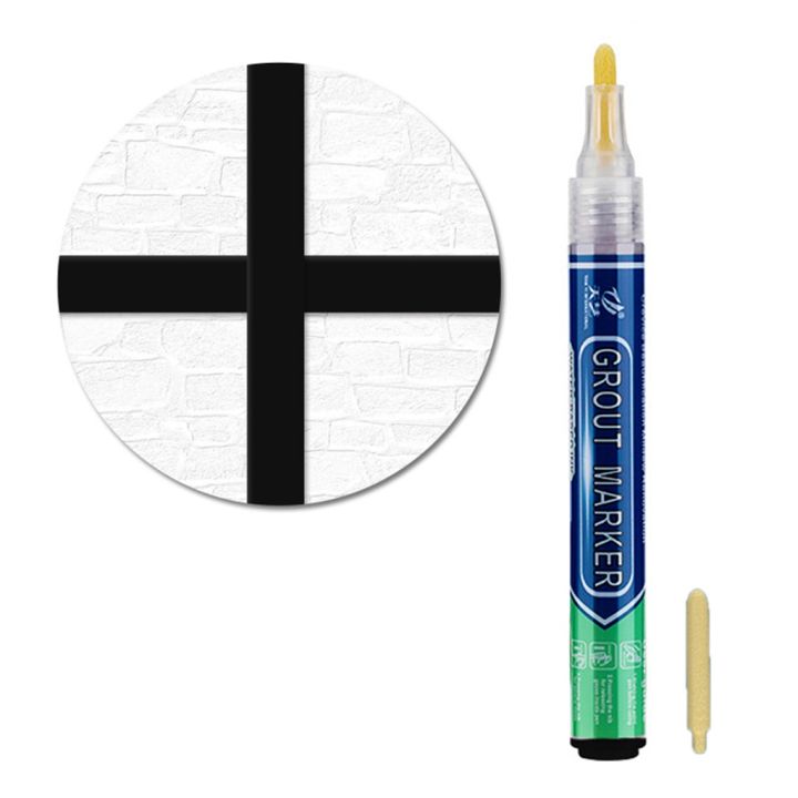Bathroom Tile Grout Pen Waterproof Tile Paint Marker Grout Restorer Pen