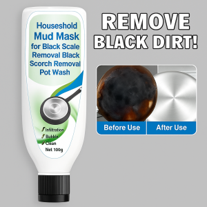 Household Cleaner Powerful Black Scorch Removal Mud Film Kitchen Wash Pots and Pans Powerful Cleaner
