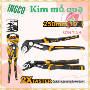INGCO Kềm bơm nước 10 45x250mm HPP68258  kìm mỏ quạ