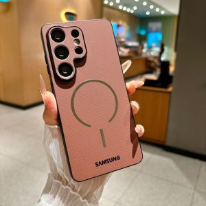 Original Solid Color for Magsafe Phone Case For Samsung Galaxy S26 S25 Ultra S24 S23 Plus S22 A57 A56 A36 S25FE Magnetic Cover