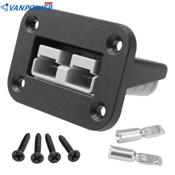 Anderson Plug Connector Kit Waterproof Flush Mount Anderson Plug Antiflaming Anderson Panel Plug
