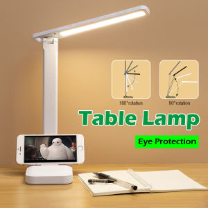 [Ready Stock] LED Touch Light Dimming Desk Table Lamp USB Charging Flexible Lamp Rechargeable USB Desk Dimmer Night Light Reading Eye Protection Bed Light