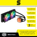 COOLER MASTER MasterLiquid ML240R RGB Liquid Cooler - Black - MLX-D24M-A20PC-R1. 