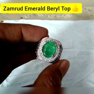 Natural Zamrud Green Emerald Beryl Batu Jamrud Asli Bold Bkn Sapphire Blue Yellow Star Ruby