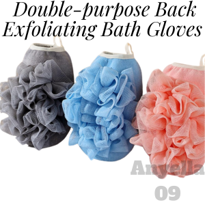 Body Scrubber Shower Gloves Exfoliating Remover Hand Body Cleaning Brush Sponge Bath Massage Scrubber Towel for Shower