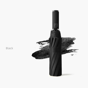 New Fully Automatic Umbrella Men Business 10 Ribs Windproof Big Golf Umbrella Rain Women Brand Golf Folding Umbrellas Travel Simple Male Umbrella