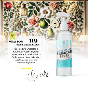 My Home 119 JADORE Premium Room and Linen Disinfectant Spray Paraben Free Car Bathroom Freshener