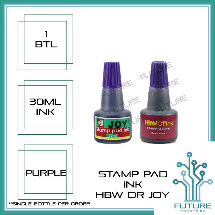 Stamp Pad Ink Refill 1 Bottle Permanent Ink Finger print Ink