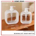 300ml / 500ml Simple Soap Dispenser / Minimalist Soap Bottle / INS Lotion Dispenser / Shower Gel Hand Soap Bottle. 