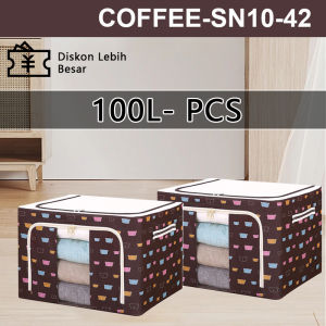 Kotak penyimpanan/kotak makanan ringan mainan/kotak finishing kain Oxford tahan air 24L 66L 100L