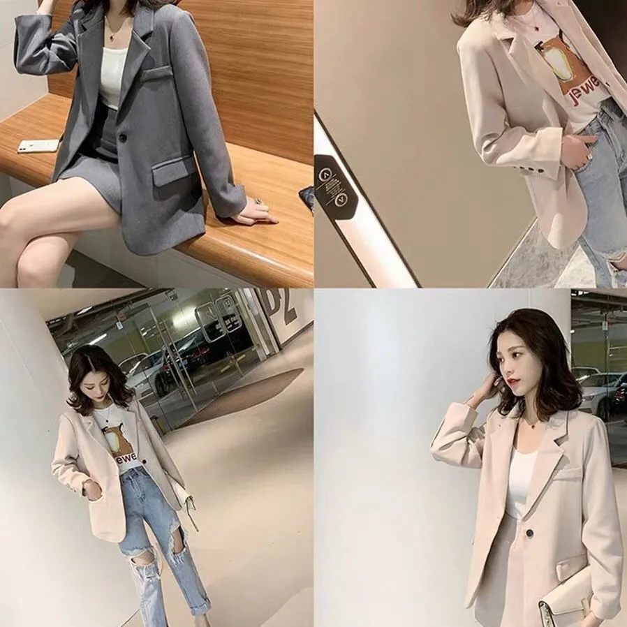 Kayleigh Summer Women Temperament Clothing 2 Piece Sets Single Button Blazer+High  Waist Skirt Women OL Suits