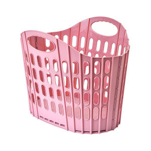 Foldable Laundry Easy To Carry Space Convinient Bag Basket