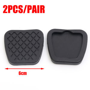 2Pcs Car Brake Clutch Pedal Pad Rubber Cover For Honda Civic Accord CR-V CRX Element Prelude Acura Integra TSX RSX TL Vigor Auto