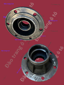 May ơ trước 1060 (72/100/100 cao 150 6 tắc kê) tán 267 dùng cho xe ô tô 35 tấn