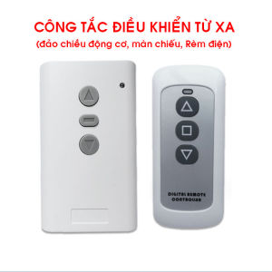 Công tắc điều khiển từ xa rèm điện màn chiếu đảo chiều động cơ AC 220v 500W