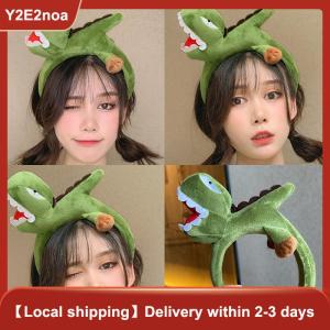 【Y2E2noa】 Lovely Animal Accessories Party Headwear Hair Hoop Shark Dinosaur Cartoon Hair Clip