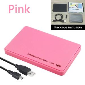 ★Same Day Shipping★ 2.5inch USB2.0 To SATA3 HDD Enclosure 8TB HDD External SSD HDD Case Portable Hardisk with USB C Cable for SATA 1/2/3 HDD CYB-USB-HDD-Case
