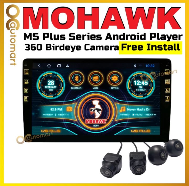 Free 360 Camera Mohawk Ms Plus Series Car Android player With 3D 360 Reverse Camera Lazada