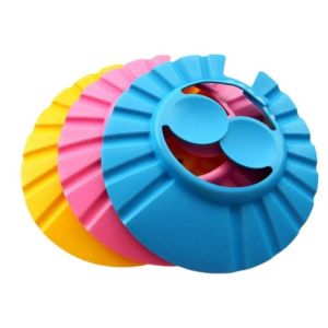 Topi Keramas Anak Bayi Dengan Penutup Telinga / Topi Mandi Anak / Baby Shower Cap