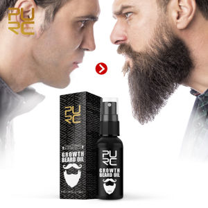 PURC Rosemary Beard Growth Oil for Men Eyebrow/Chest/Armpit Hair Treatment Promote Beards Growth Essential Spray Moisturizing Hair Care 30ml