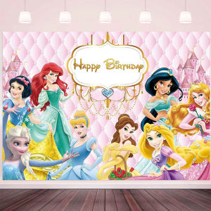 Tranh dán tường công chúa Disney Princess cho bé gái hình dễ thương có sẵn keo