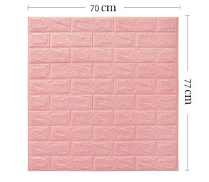 77*70CM Color 3D wallpaper waterproof brick wall sticker design for wall sale wall paper adhesive water proof wall decor sticker wall paper for bedroom elegant COD