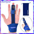 Romyse Adjustable Finger Splint Joints Fractures Stabilizer Trigger Finger Hand Support Recovery Brace Protection Fix Injury Aid Tool. 