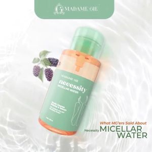 MADAME GIE Necessity Micellar Water || Pembersih Wajah || Make Up Remover || Cleansing Water for All Skin Type