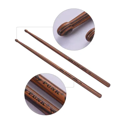 【ChuYouh】[Hot Sale]One Pair of 5A Wooden Drumsticks Drum Sticks Maple Wood Drum Set Accessories