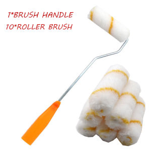 10PCS 4 Inch Paint Roller Brush High Quality Paint Roller Refill Solvent Base Roller Cat Minyak Alat Mengecat Berus Roller 油漆滚筒刷
